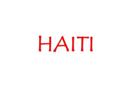 HAITI Sunday 13 December 2009 Inauguration of the school of Saint Gerard in Port au Prínce.