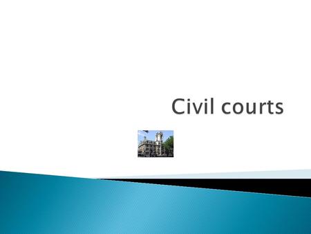  County Courts  High Court of Justice  The Court of Appeal (Civil Division)  The Supreme Court.