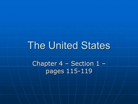 Chapter 4 – Section 1 – pages