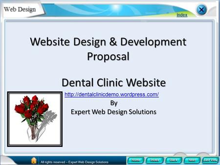 Website Design & Development Proposal Dental Clinic Website By Expert Web Design Solutions  All rights reserved –