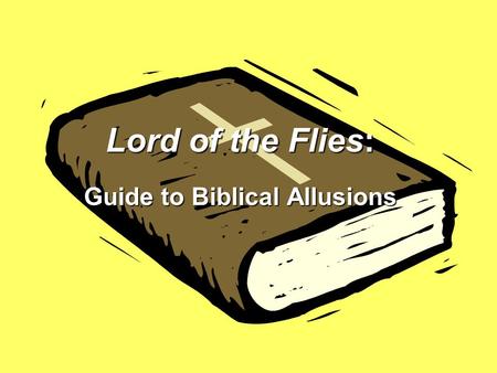 Guide to Biblical Allusions