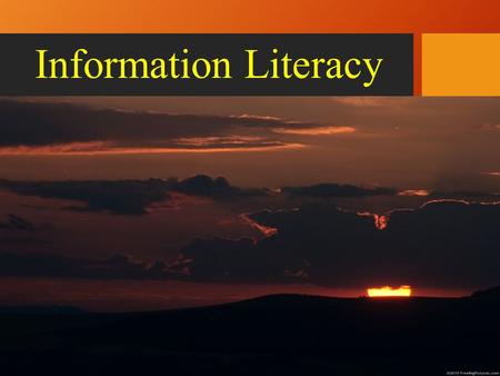 Information Literacy Summon Catalog Summon is the only discovery service designed around a single, unified index of content. Provides a Google-like search.