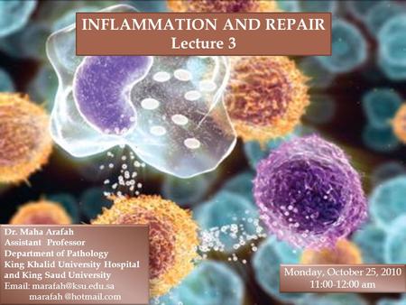 Inflammation and Repair