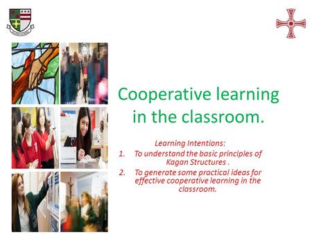 Cooperative learning in the classroom.