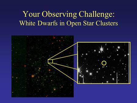 Your Observing Challenge: White Dwarfs in Open Star Clusters.