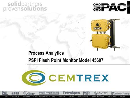 Process Analytics PSPI Flash Point Monitor Model 45607.