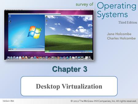 © 2012 The McGraw-Hill Companies, Inc. All rights reserved. 1 Third Edition Chapter 3 Desktop Virtualization McGraw-Hill.