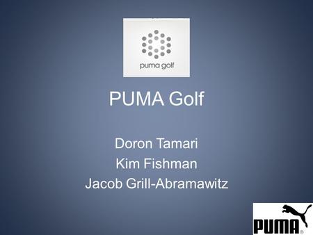 PUMA Golf Doron Tamari Kim Fishman Jacob Grill-Abramawitz.