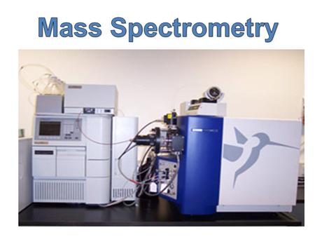 Mass spectrometry is an analytical tool that makes use of the mass to charge ratio of particles to determine the molecular formula of a compound. In the.