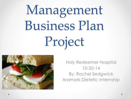 Management Business Plan Project