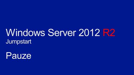Windows Server 2012 R2 Jumpstart