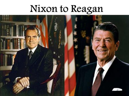 Nixon to Reagan. A. Détente Détente focused on peaceful negotiations and weapon limitations between the two nations. Nixon and Kissinger hoped to negotiate.