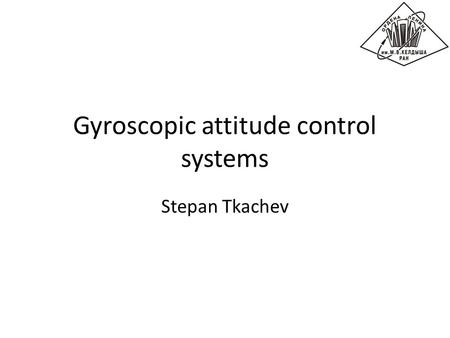 Gyroscopic attitude control systems