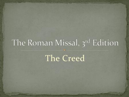The Roman Missal, 3rd Edition