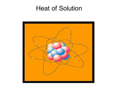Heat of Solution. A dissolving reaction is either endothermic or exothermic! If there is a net gain of heat from the solvent by the solute, then the overall.