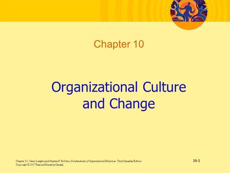 Organizational Culture and Change