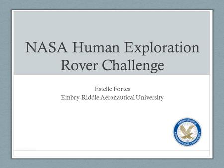 NASA Human Exploration Rover Challenge