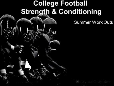 College Football Strength & Conditioning