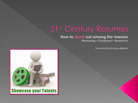A video resume is a short video created by a candidate for employment and uploaded to the Internet for prospective employers to review. The video resume.