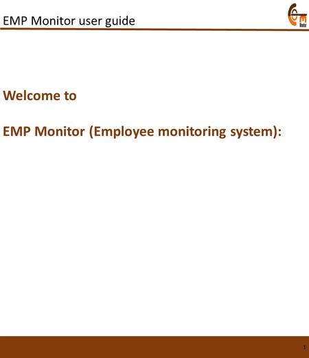 EMP Monitor (Employee monitoring system):