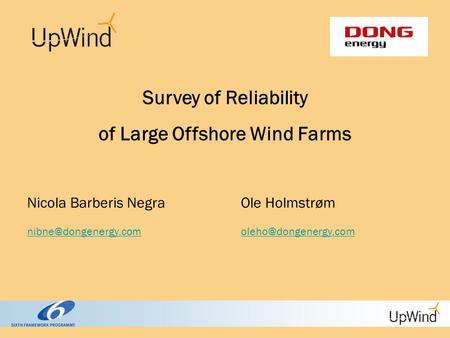 of Large Offshore Wind Farms