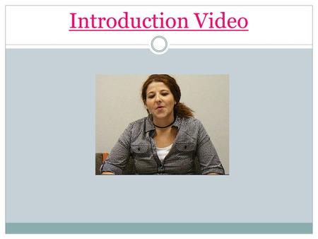 Introduction Video ELISA COREN  COUN 511 SPRING 2009 SCHOOL COUNSELORS AND STUDENTS’CAREER CHOICE Picture: