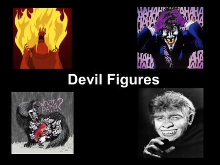 Devil Figures.