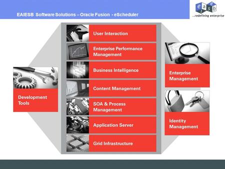 EAIESB Software Solutions – Oracle Fusion - eScheduler.