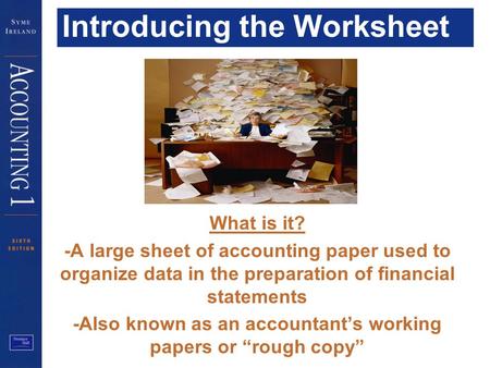Introducing the Worksheet