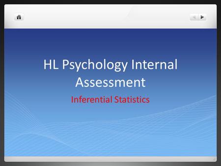 HL Psychology Internal Assessment