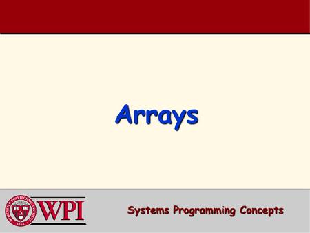 Systems Programming Concepts