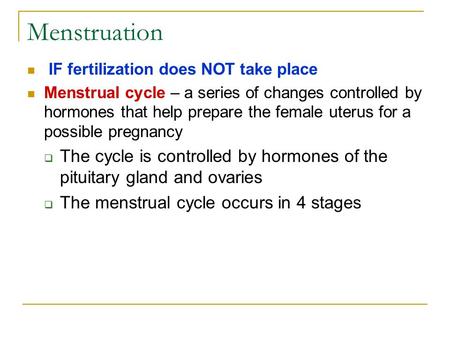 menstruation