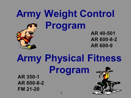 Army Weight Control Program