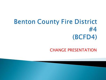Benton County Fire District #4 (BCFD4)