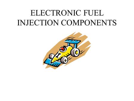 ELECTRONIC FUEL INJECTION COMPONENTS