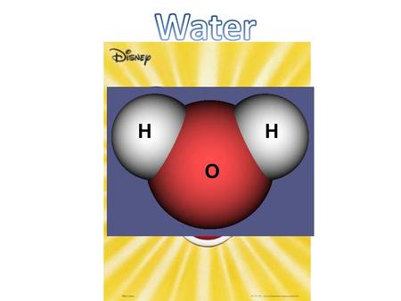 O HH Water Basics Polar: part of a molecule is slightly positive, while another part is slightly negative Oxygen “hogs” electrons from hydrogen – 8 protons: