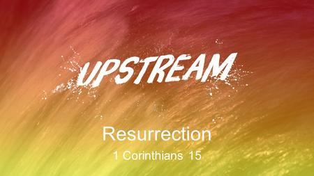 Resurrection 1 Corinthians 15. Acts 17:31–32 “…he has fixed a day on which he will judge the world in righteousness by a man whom he has appointed; and.