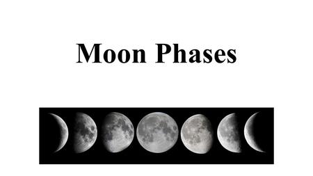 Moon Phases Barbara Gage PSC 1210 Prince George’s Community College