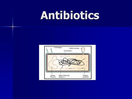 Antibiotics.