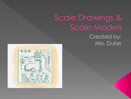 Scale Drawings & Scale Models