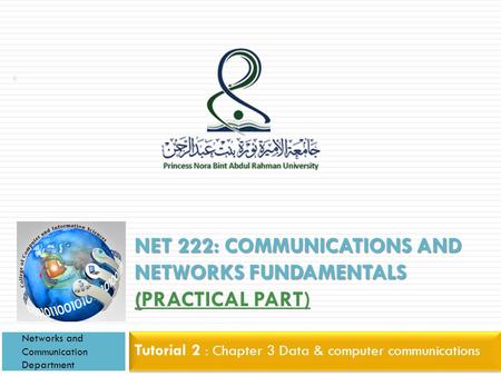 Net 222: Communications and networks fundamentals (Practical Part)