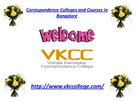 Correspondence Colleges and Courses in Bangalore