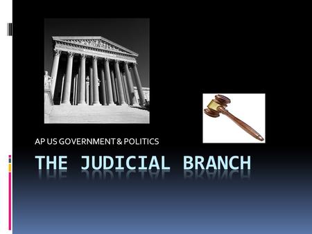 AP US GOVERNMENT & POLITICS. Introduction: Constitution provides for a Supreme Court of the United States Chief Justice John Marshall (serving 1801-1835)