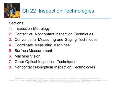 Ch 22 Inspection Technologies