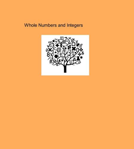 Whole Numbers and Integers