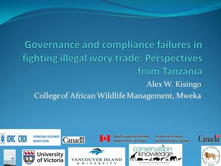 Alex W. Kisingo College of African Wildlife Management, Mweka