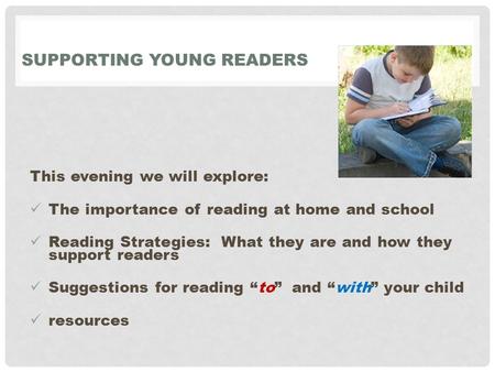 Supporting young Readers