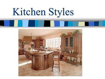 Kitchen Styles. Contemporary kitchens tend to be described as modern, minimalist and geometric. The characteristics include horizontal lines, asymmetry.