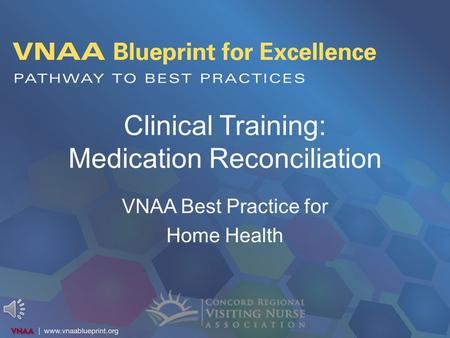 Clinical Training: Medication Reconciliation