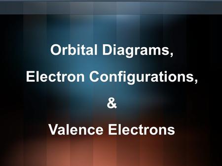 Electron Configurations,